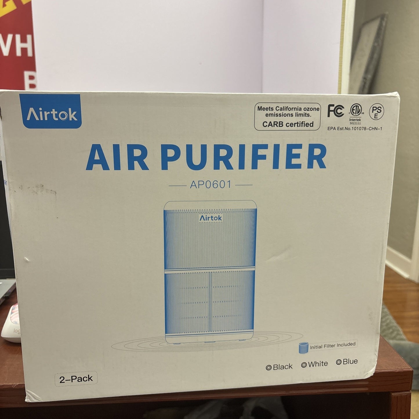 Airtok Air Purifier 2-Pack (AP0601) Home/Office Room Air Cleaner