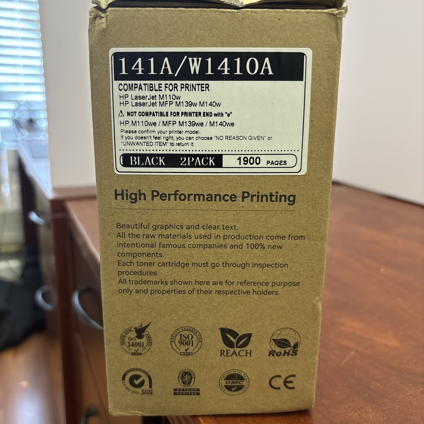 Ink Bay 141A Toner Cartridge fit for HP W1410A LaserJet M110w MFP M139w M140w