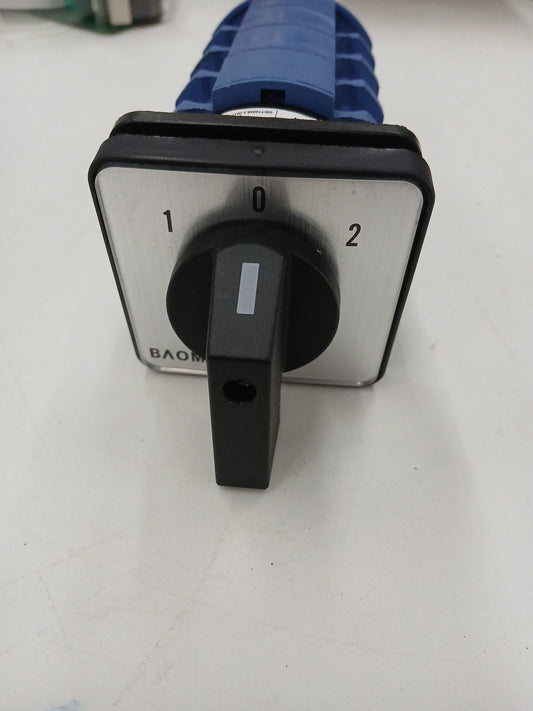 Rotary Selector Cam Changeover Switch AC 660V 63A 3 Positions 4NO+4NC SZW26-63/D