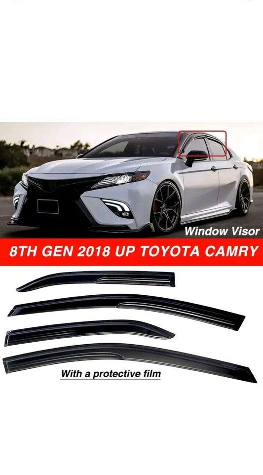 For 2018-2024 8th Gen Toyota Camry  Window Visors Rain Guards