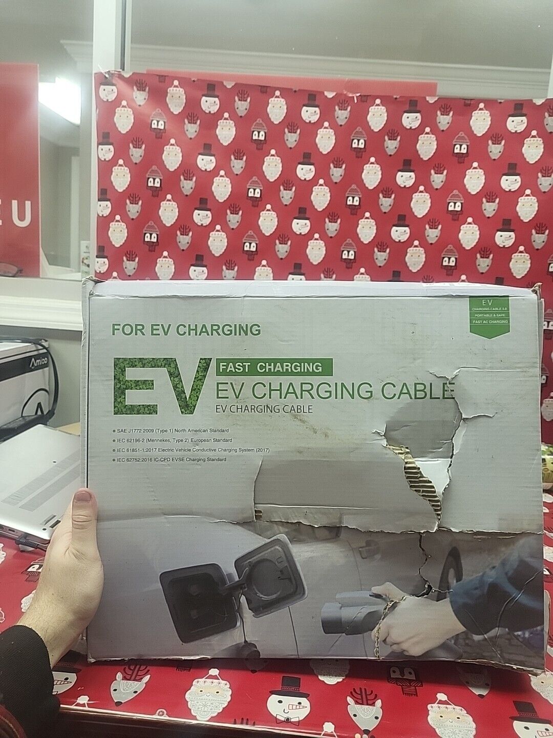 EV Fast Charge Cable 16A single phase 3.68k Open Box