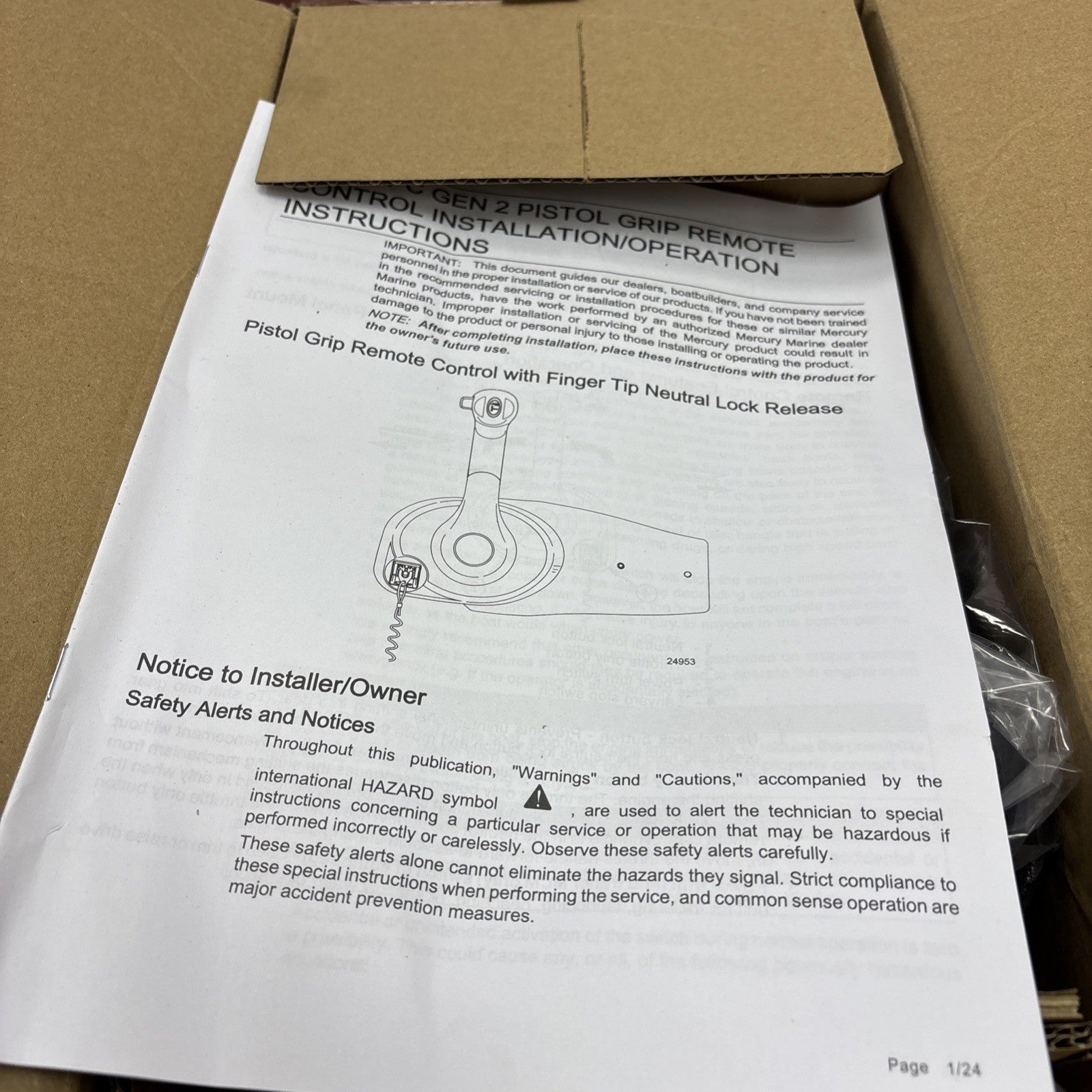 4000 MPC GEN 2 Pistol Grip Remote Control New OPEN BOX