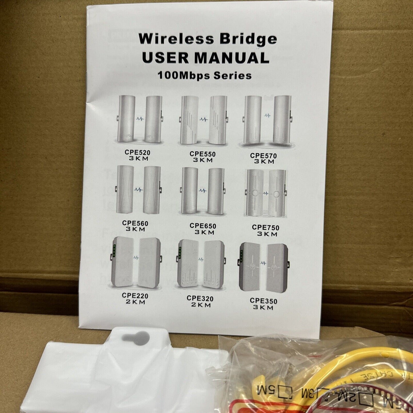 AI Wireless CPE Enterprise-Level Indoor & Outdoor Smart Wireless Bridge CPE520 