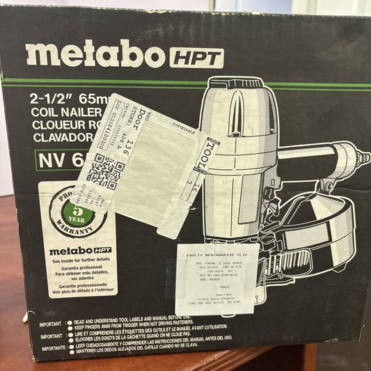 Metabo NV65AH2 HPT Coil Siding Nailer, 1-1/2 inch to 2-1/2 inch - Not Working
