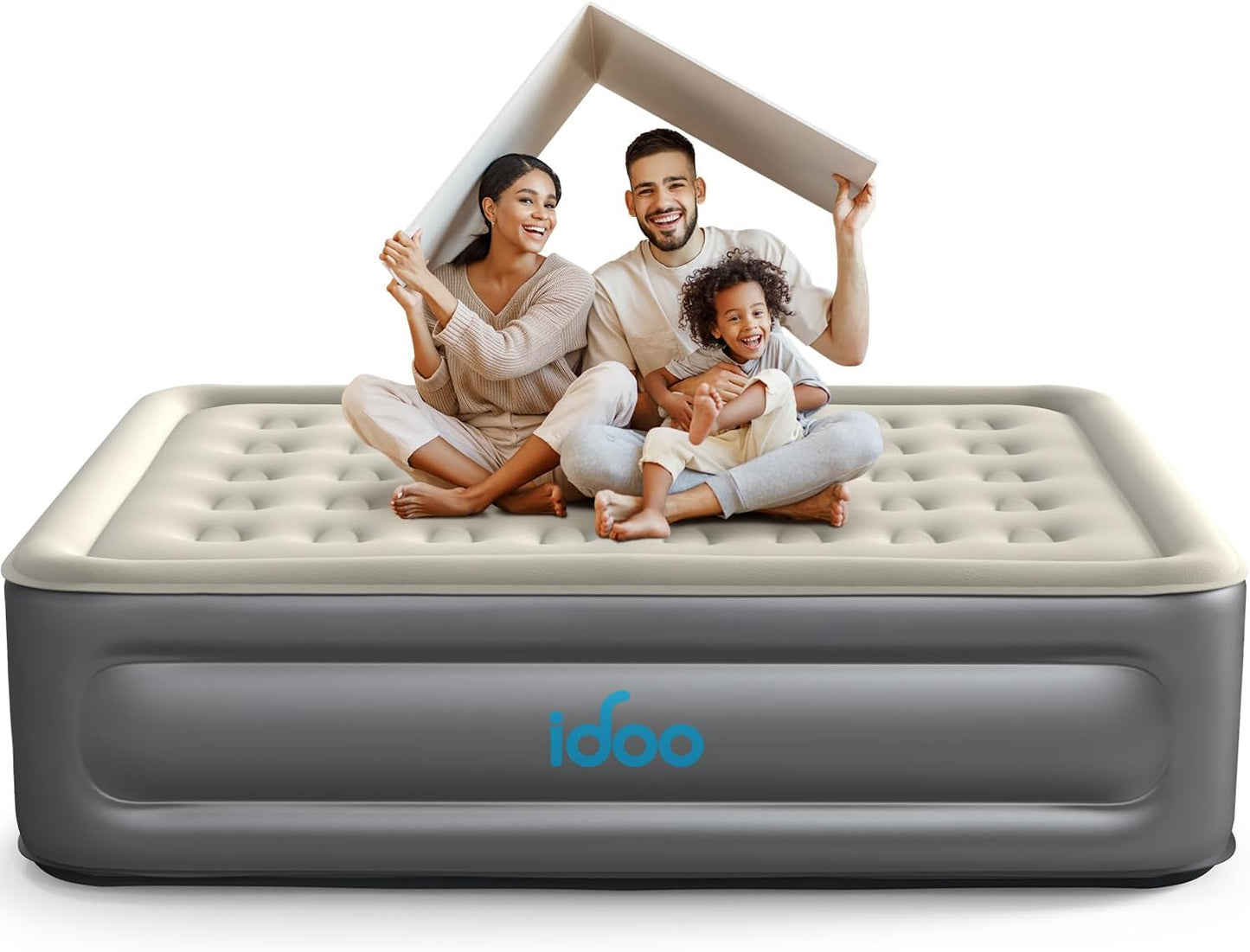 Idoo Air Mattress With Built In Electrical Pump, Queen