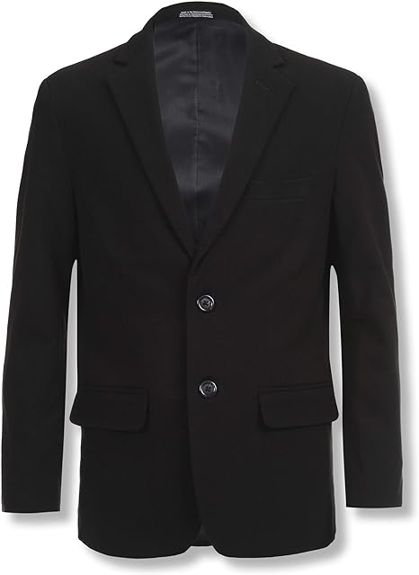 Calvin Klein Boys Suit Jacket - Stretch - Slim Fit - Size 14 Regular - Black